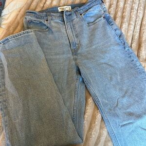 Abercrombie & Fitch Light Blue Straight Leg Jeans